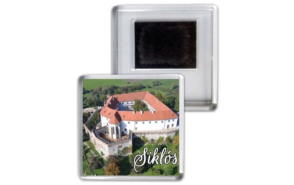 Műanyag négyzet mágnes 6,5 cm